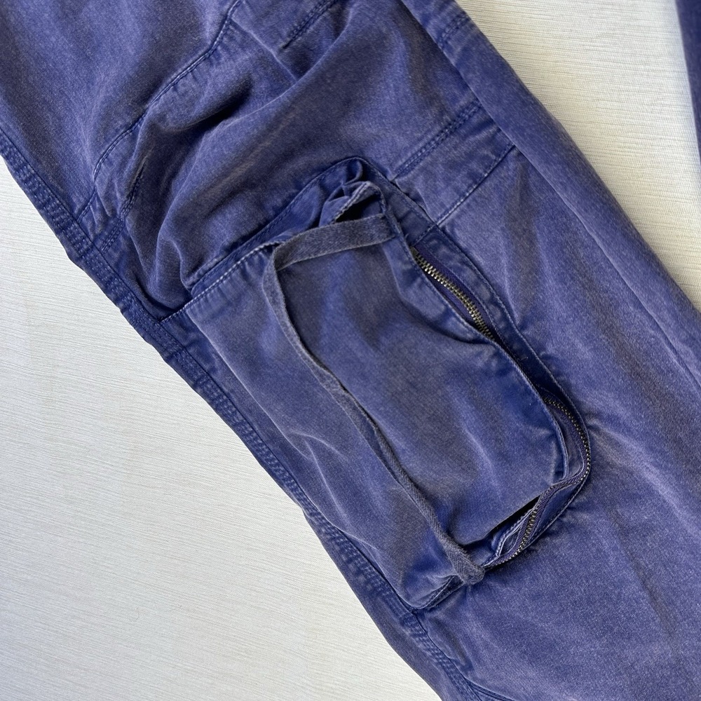 Free People We The Free Cant Compare Slouch Cargo Pants XS Purple Pockets Boho - Picture 5 of 12